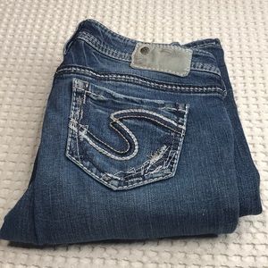 Silver Jeans Women Size 26 Aiko Bootcut Five Pocket Medium Wash